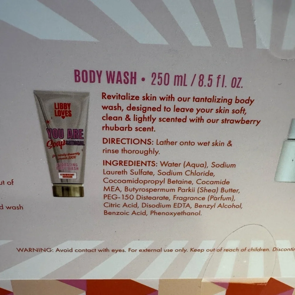 Libby Loves Sparkling Deluxe 4pc Spa Kit New